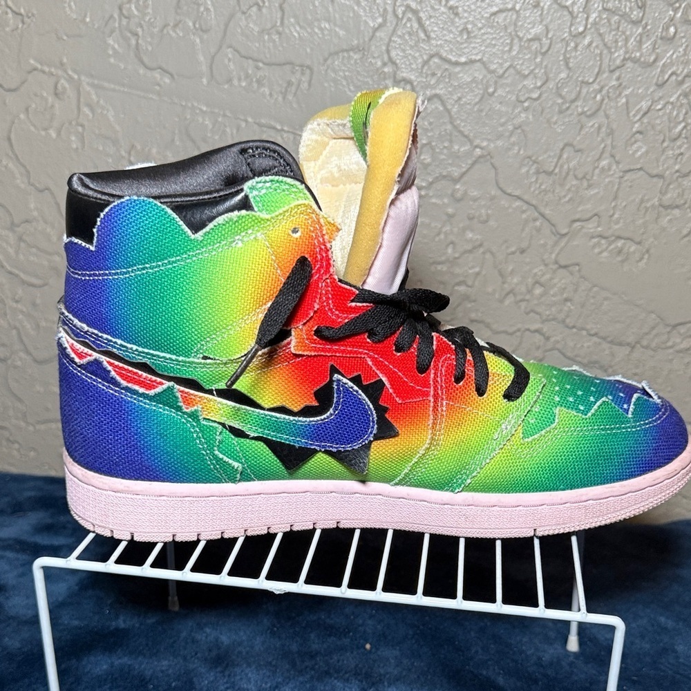 Jordan 1 Retro High OG x J Balvin Tie Dye Men’s 11 (Used) - Picture 3 of 16